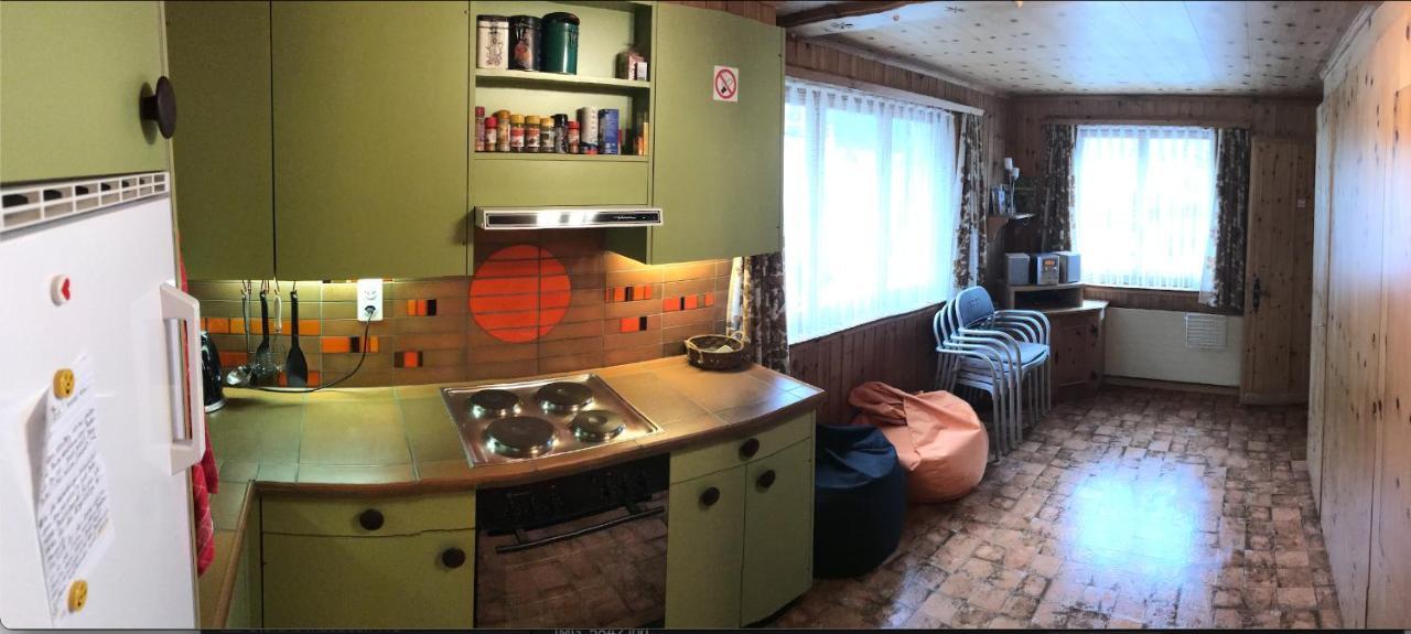 Ferienwohnung Im Chalet Boubou Wiler Exteriör bild